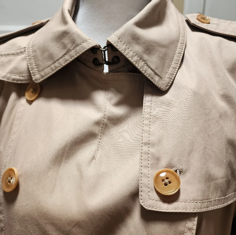 Banana Republic Women's Midi Trench Coat 💛 - Picture 3 of 14